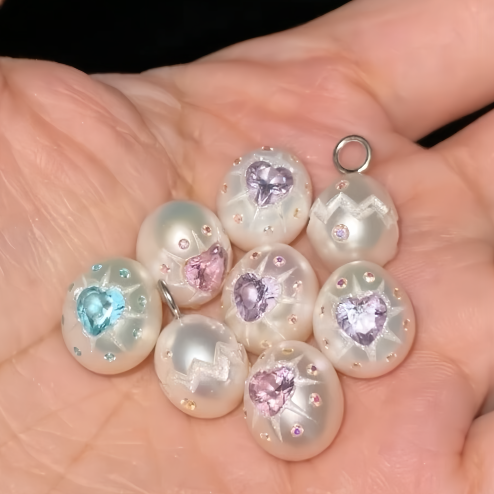 Sweetheart Pearl Egg Jewelry